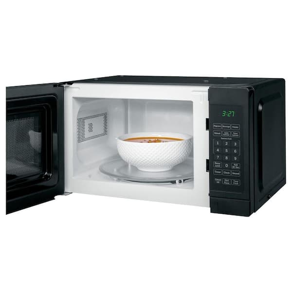 Emerson 0.7 cu. ft. 700-Watt Compact Countertop Microwave Oven in Black  MW7302B - The Home Depot