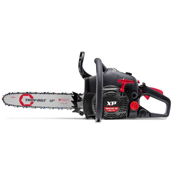 Troy-Bilt TB4214C XP XP 14 in. 42cc 2-Cycle Lightweight Gas Chainsaw with Adjustable Automatic Chain Oiler and Heavy-Duty Carry Case - 2