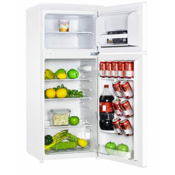 ft White Double Door Mini Refrigerator/Freezer Energy Star MAGIC CHEF 4.5 cu 