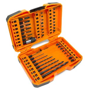 1/4 in. Hex Shank Impact-Rated Quick-Release Screwdriver and Drill Bit Set (40-Piece)