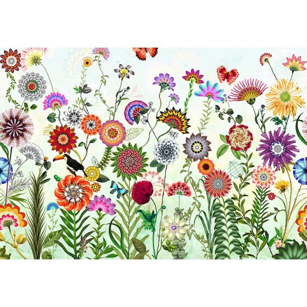 Komar Brazil Flowers Wall Mural