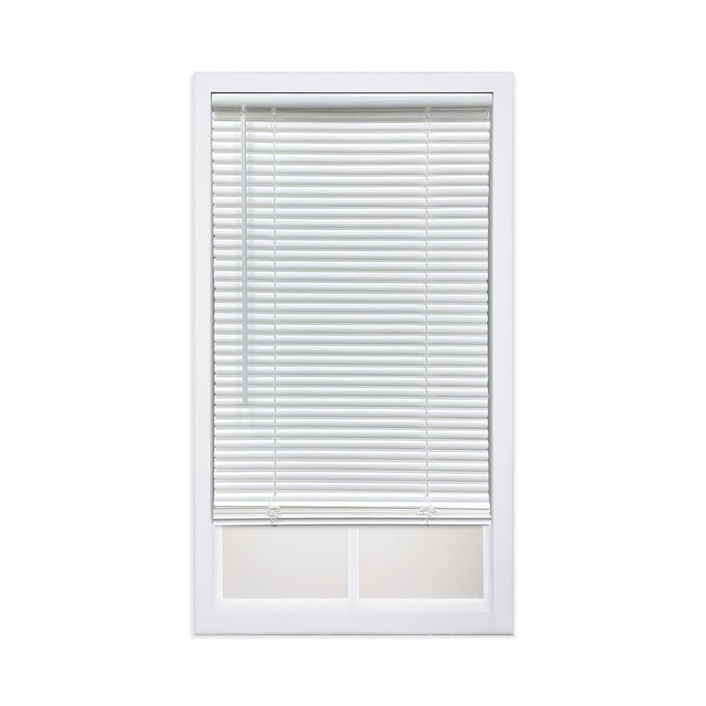 White Cordless Light Filtering EZ Stick No Tools No Drill Mini Blind with 1 in. Slats-31 in. W x 72 in. L price history on PriceWatchPro