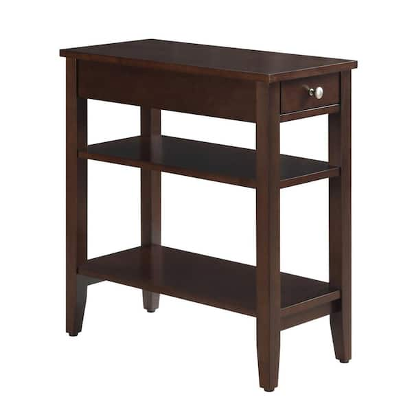 Convenience Concepts American Heritage 3 Tier Espresso End Table