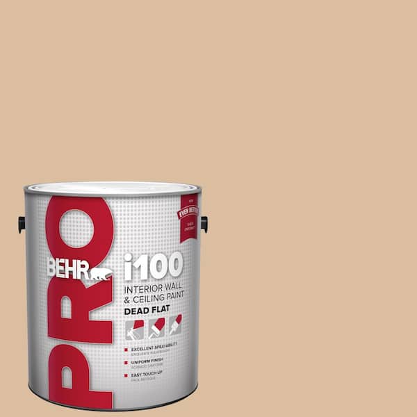 BEHR PRO 1 gal. #PPU4-14 Renoir Bisque Dead Flat Interior Paint