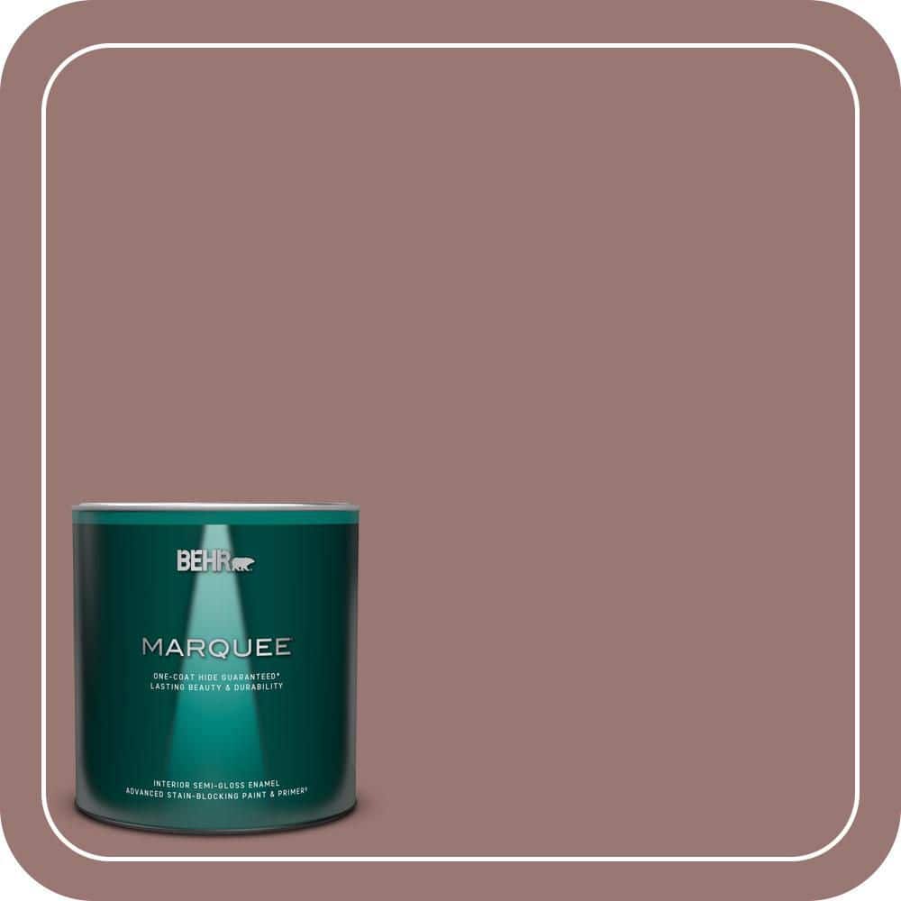 1 qt. #120F-5 Hickory Stick Semi-Gloss Enamel Interior Paint & Primer product image for price tracking