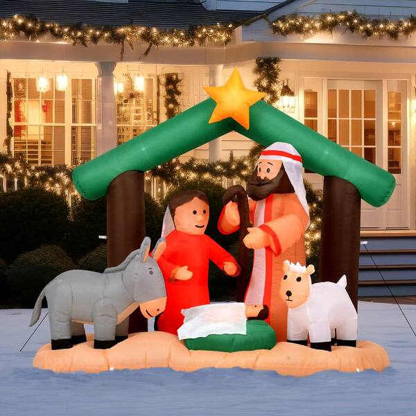 Nativity Scene 6.5 store FT Christmas Inflatable