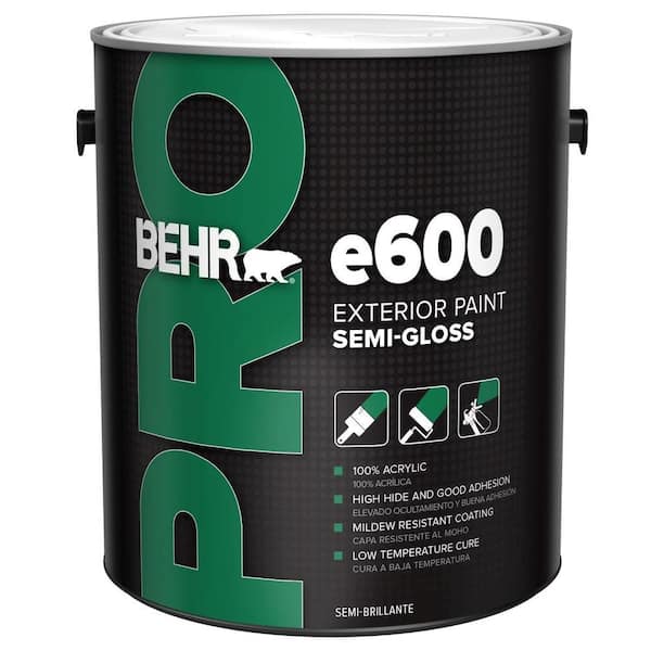 BEHR PRO 1 gal. e600 Deep Semi-Gloss Acrylic Exterior Paint