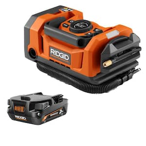 18V Dual Function Cordless Inflator (Tool Only) with 2.0 Ah MAX Output Battery