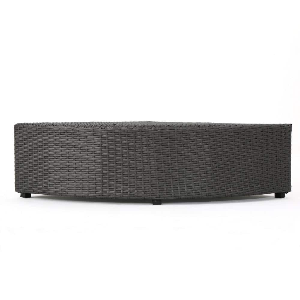 Noble House Santa Cruz Wicker Outdoor Sectional