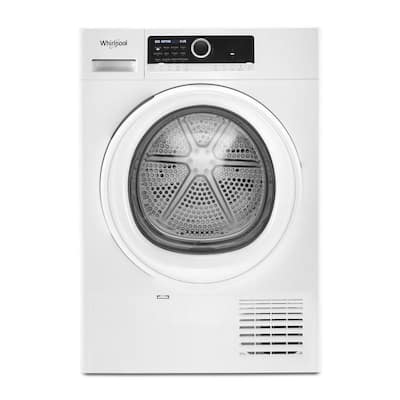 4.3 cu. ft. 240-Volt Stackable Electric Ventless Dryer and Compact in White, ENERGY STAR