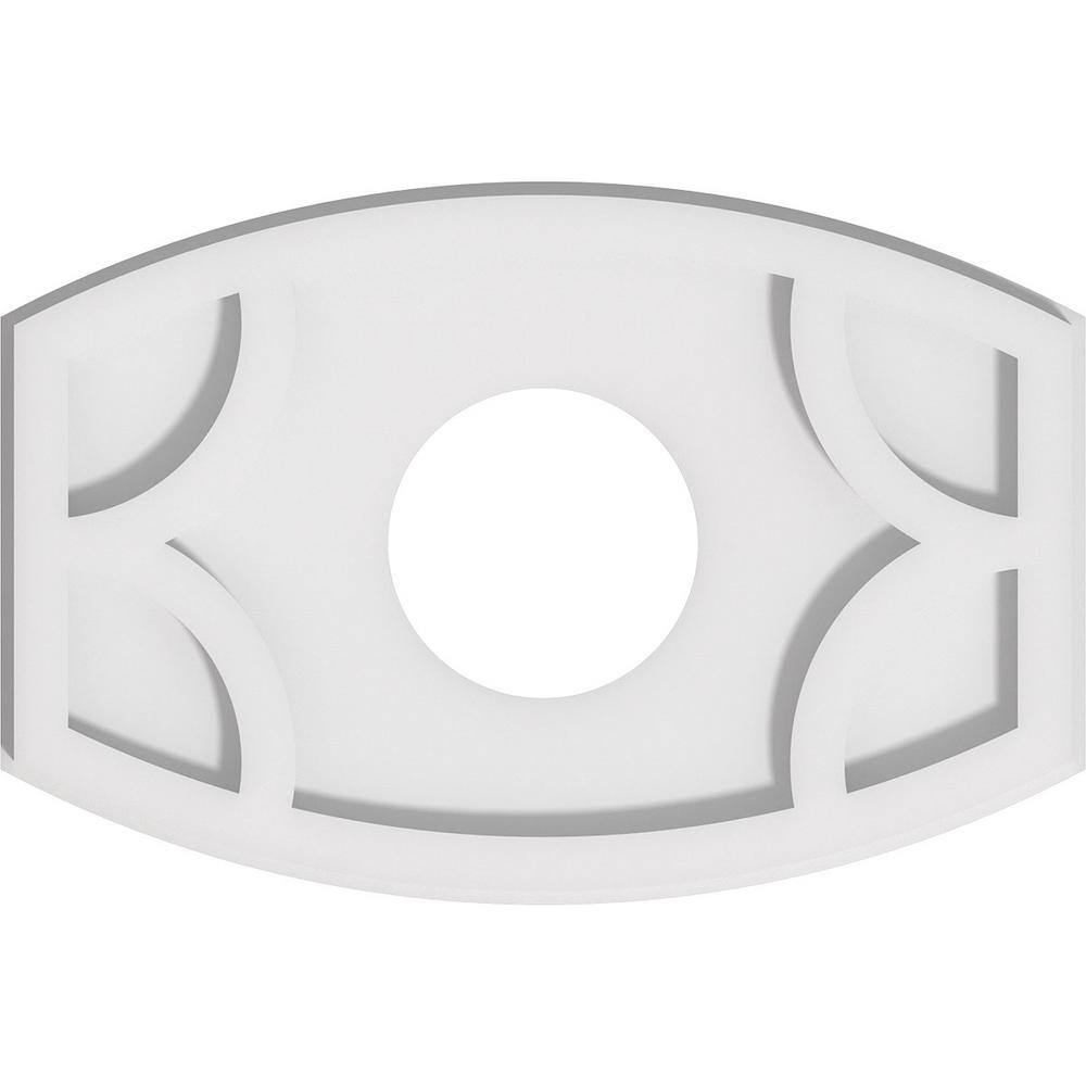 1 in. P X 14 in. W X 9-3/8 in. H X 4 in. ID Kailey Architectural Grade PVC Contemporary Ceiling Medallion price history on PriceWatchPro