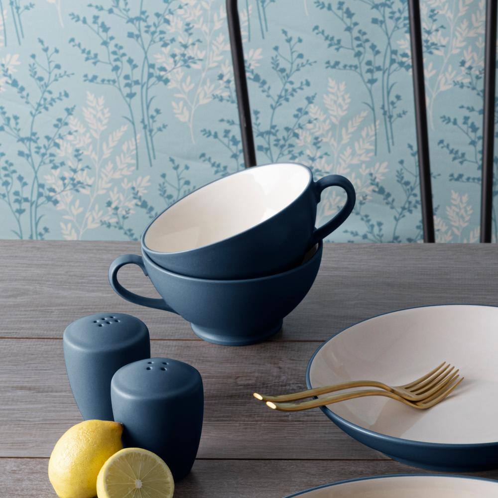 Noritake Colorwave Blue Ceramic 24-Piece Dinnerware Set