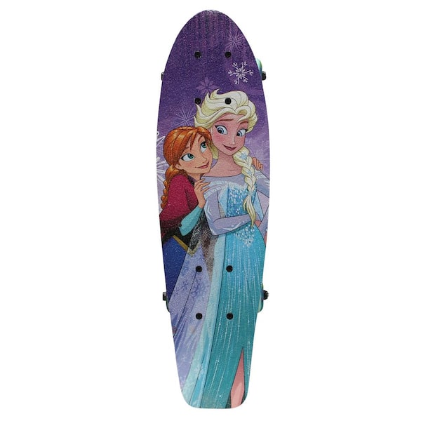 Whitney Verlengen Perceptie Playwheels Frozen Make Magic Kids 21 in. Complete Skateboard 166447 - The  Home Depot