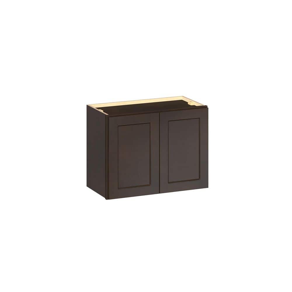 Emerson Cocoa Wall Bridge 2-Door Ready to Assemble Kitchen Cabinet (24 in. W x 18 in. H x 12 in. D) price history on PriceWatchPro