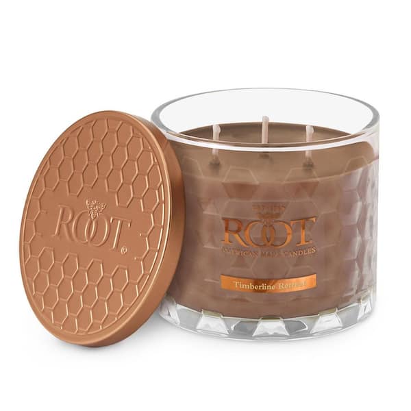 3 Wick Honeycomb Timberland Retreat Brown Scented Jar Candle
