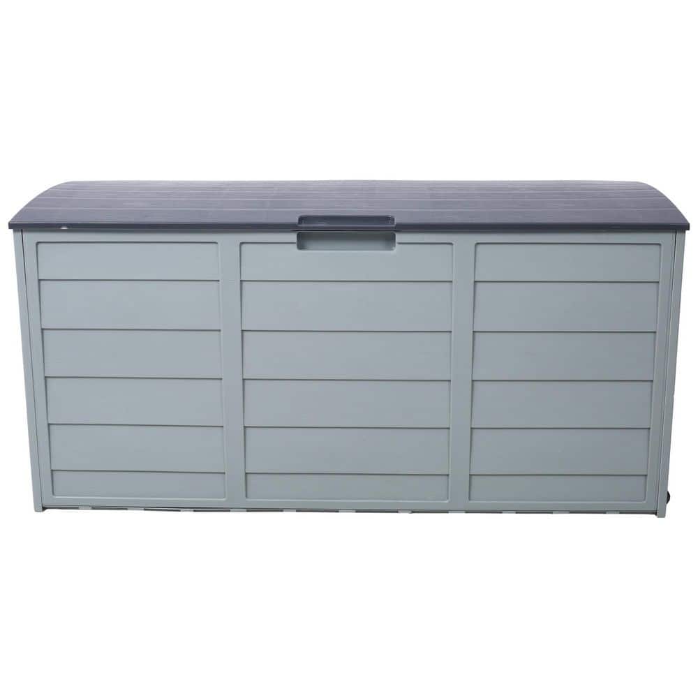 75 Gal. Gray Plastic Deck Box