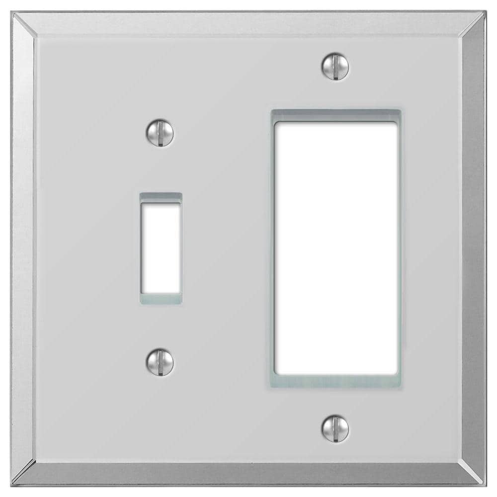 Clear Acrylic Single Toggle and Rocker Wall Plate