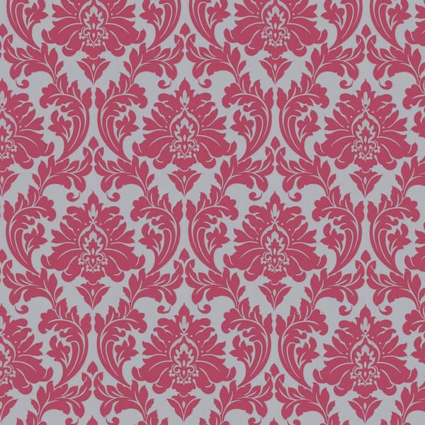 Graham & Brown Majestic Hot Pink Removable Wallpaper