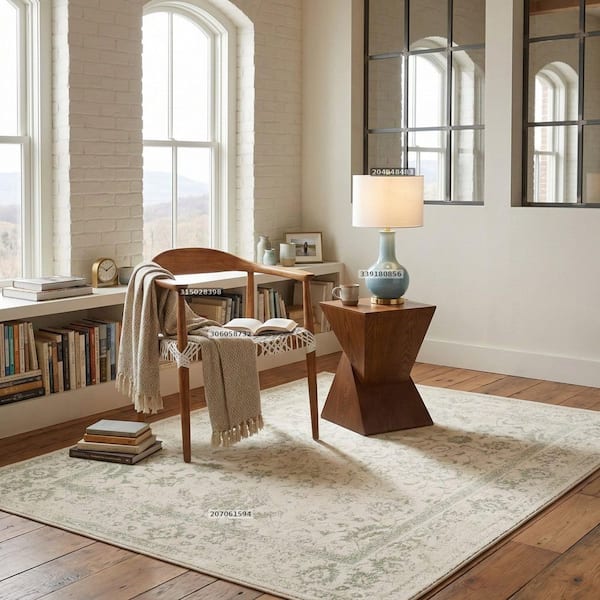 SAFAVIEH Adirondack Ivory/Sage 8 ft. x 10 ft. Border Area Rug
