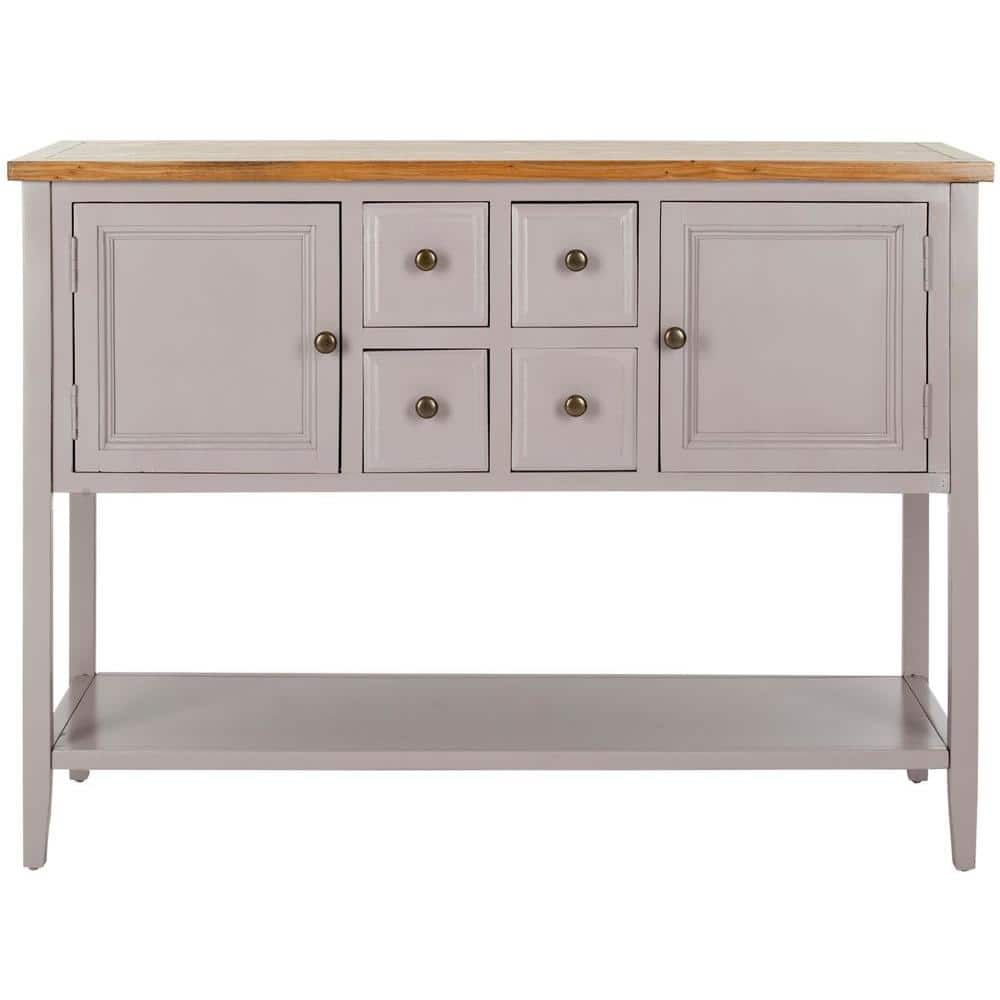 Charlotte 46" Brown and White Oak Transitional Sideboard