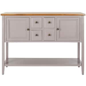 Charlotte Gray/Brown Buffet with Storage