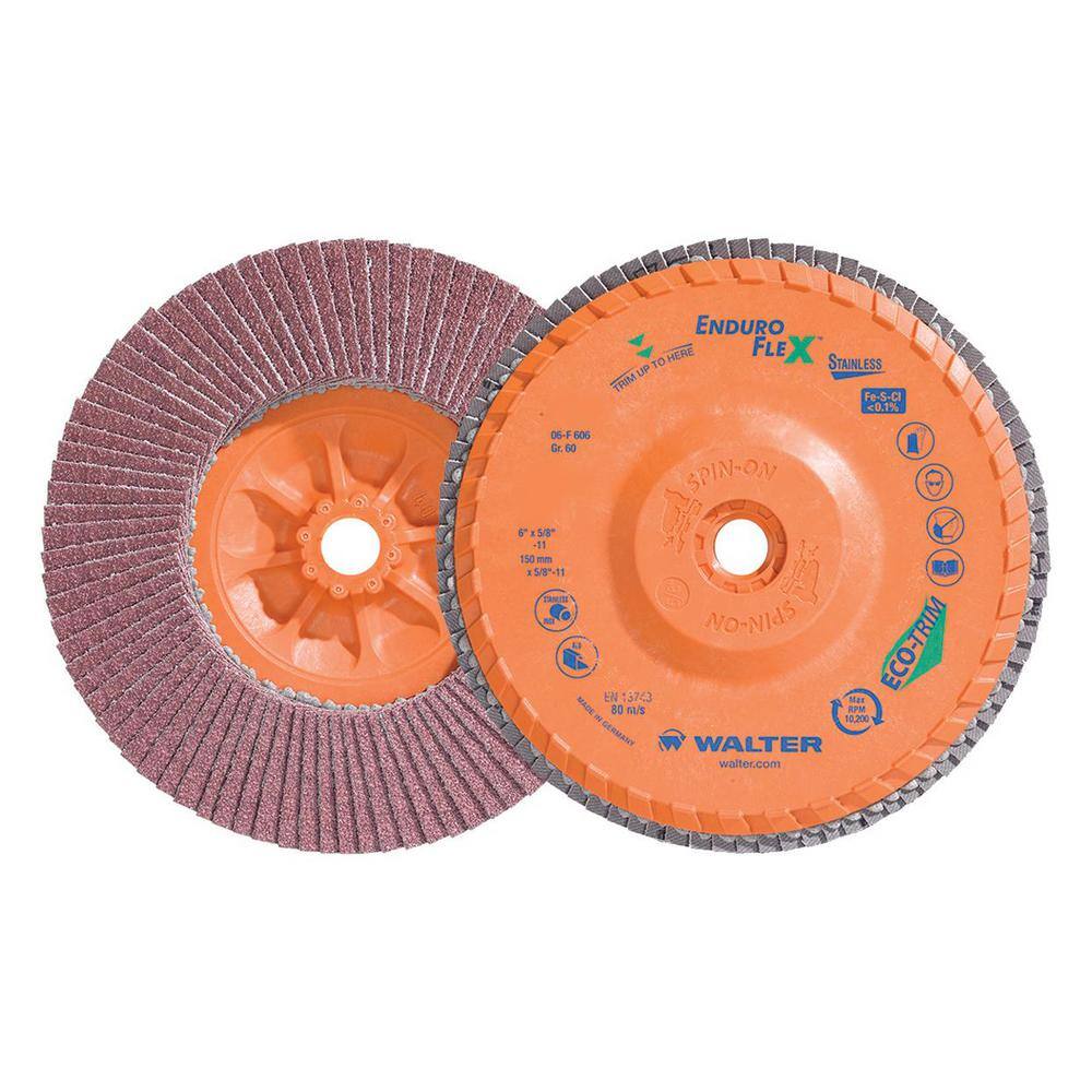 NEW 10 Pack Shop Pro 7" x 5/8"-11 Metal Stainless Sanding Flap Disc 80 Grit USA 