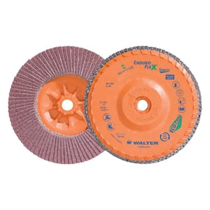 ENDURO-FLEX Stainless 6 in. x 5/8-11 in. Arbor GR60, Blending Flap Disc (10-Pack)