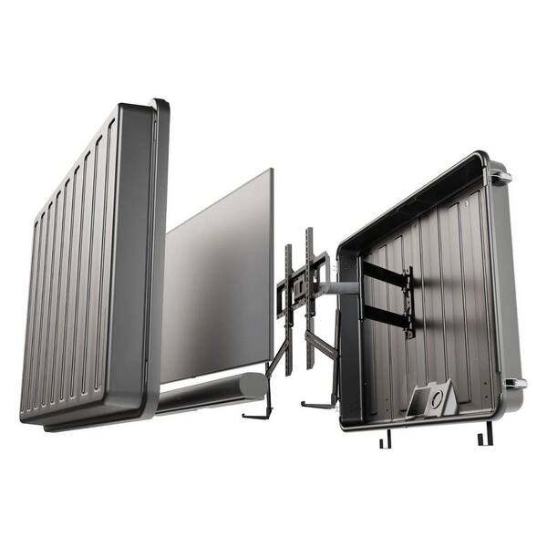 Storm Shell XL Weatherproof 55 in. Outdoor TV and Soundbar