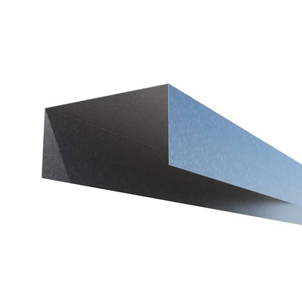 ClarkDietrich Protrak 33MIL 3-5/8 in. x 10 ft. Galvanized Steel Deep Leg Track