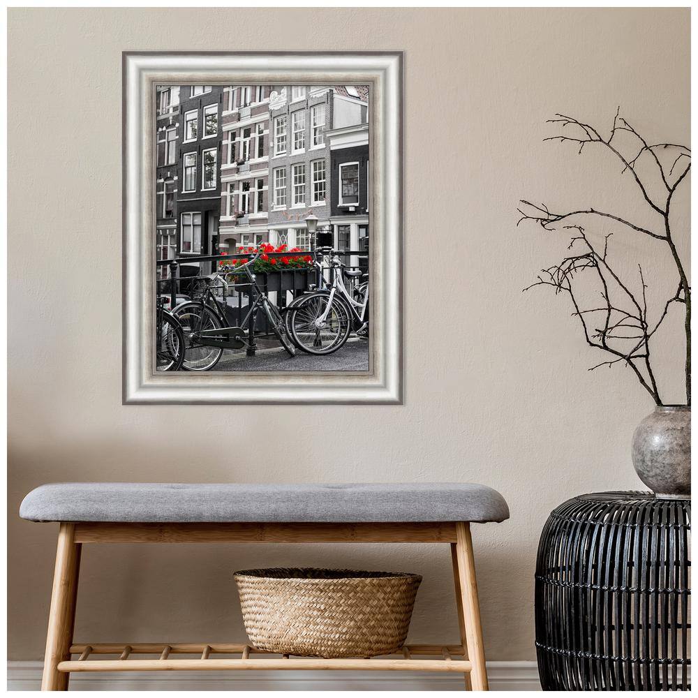 Amanti Art Salon Silver Picture Frame Opening Size 18x24 in.