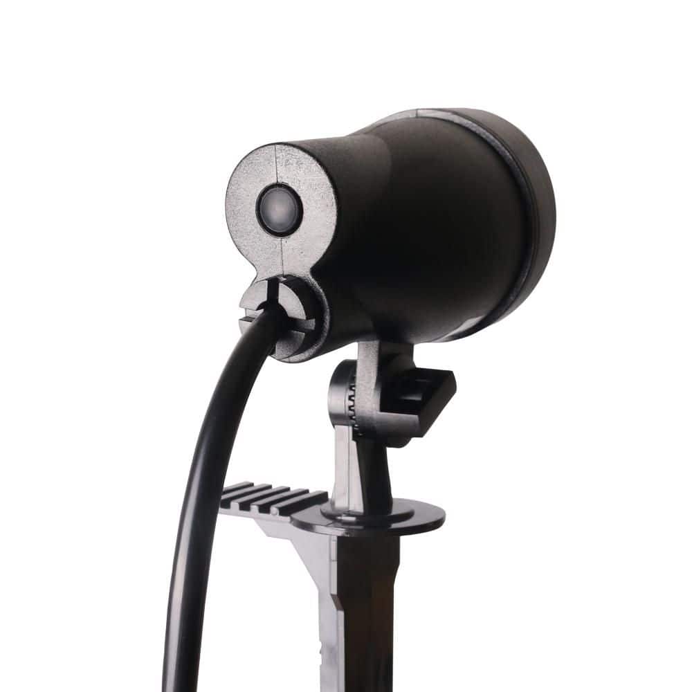 400 Lumens Black Plastic Plug-in LED Outdoor Spotlight with 3000K and RGB Integrated Bulb 1-Pack price history on PriceWatchPro