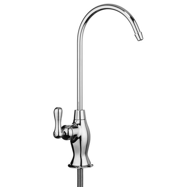 Brondell Sequoia Single Handle Universal Water Filtration Beverage Faucet in Polished Chrome