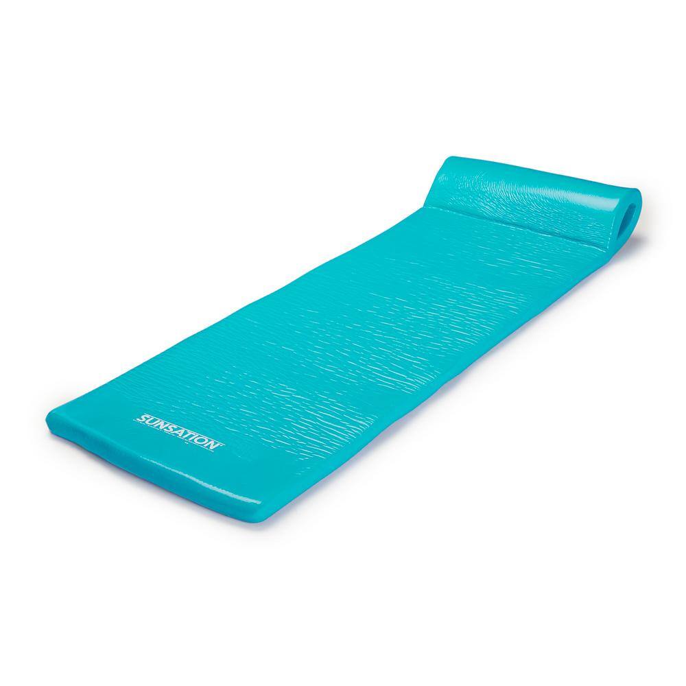 TRC Recreation Sunsation Teal 1.75"" Thick Foam Lounger Raft Pool Float, Blue -  89861