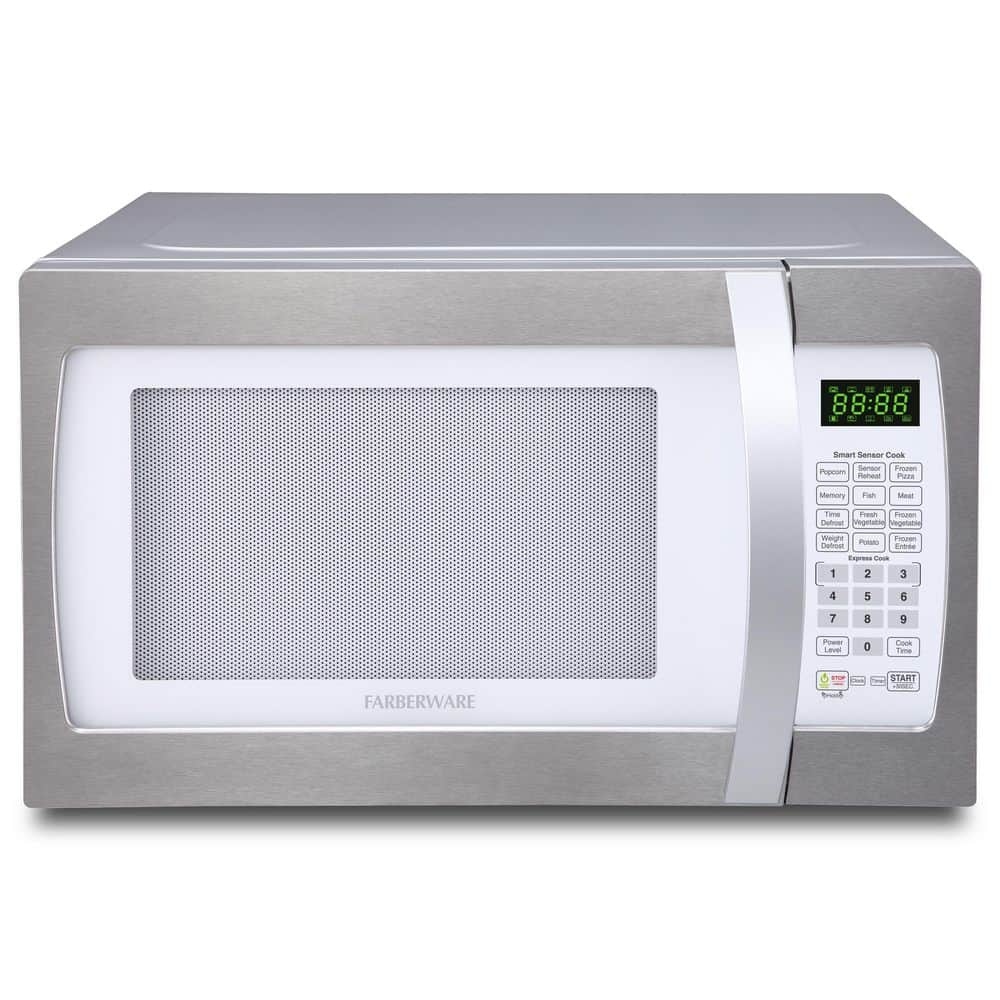 Professional 1.3 cu. ft. 1100-Watt Countertop Microwave in Platinum with Smart Sensor Cooking price history on PriceWatchPro