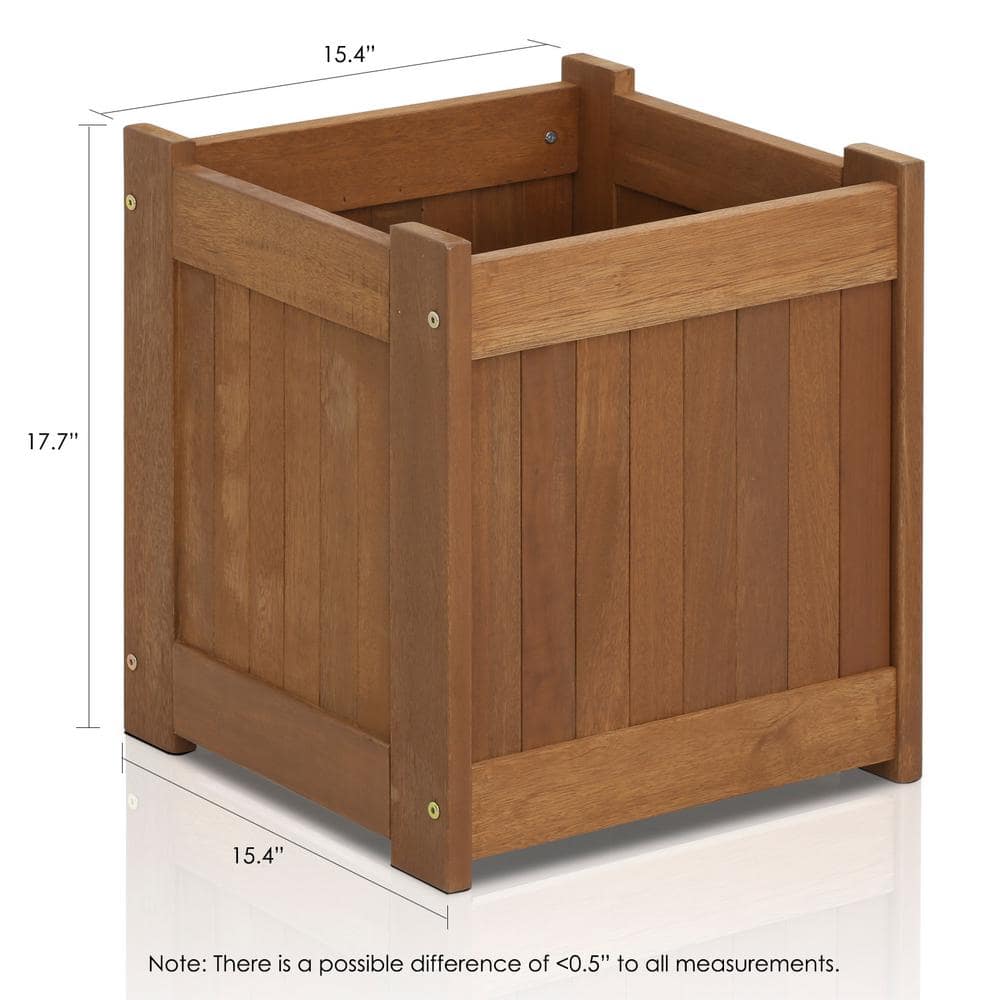 Tioman Natural Teak Hardwood Outdoor Flower Box