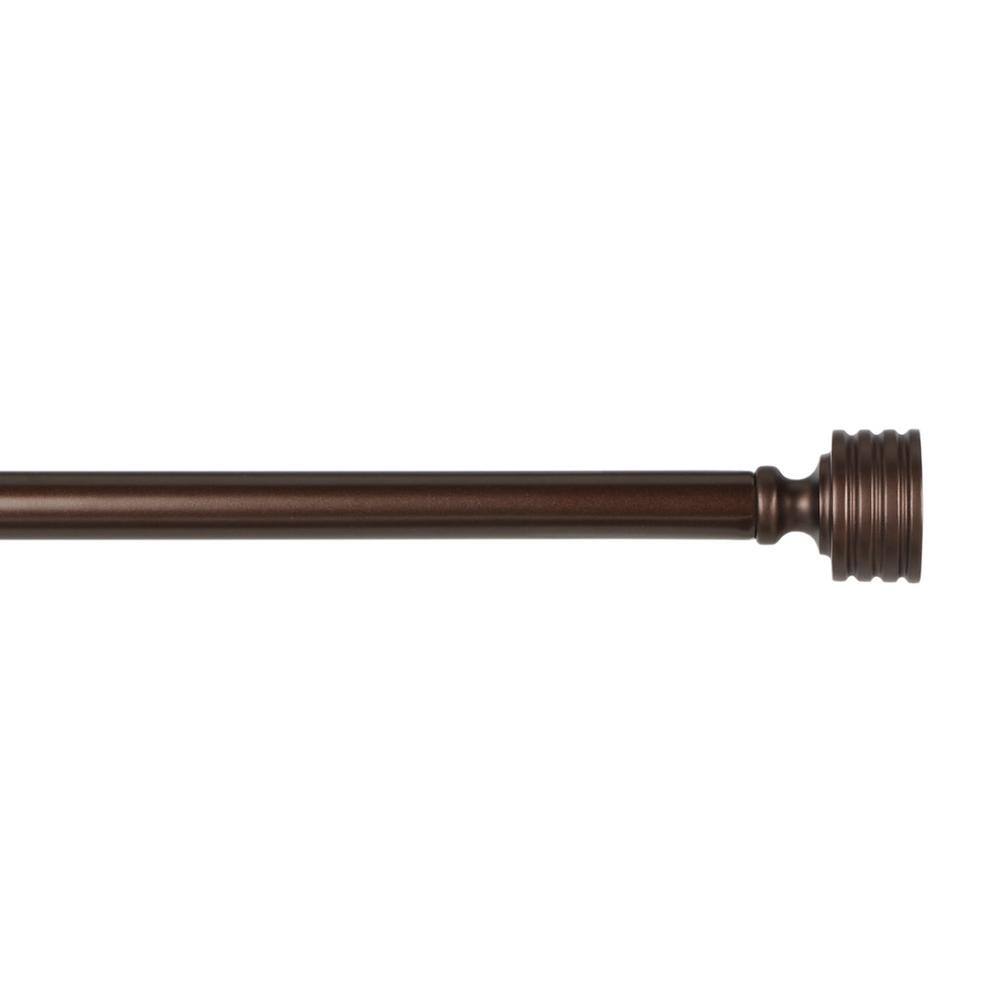 Amalgamated Textiles Adjustable Single Curtain Rod