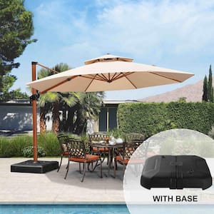 30+ pound patio umbrella base 30 lbs Heavy Duty Square Patio Umbrella Base main image 1