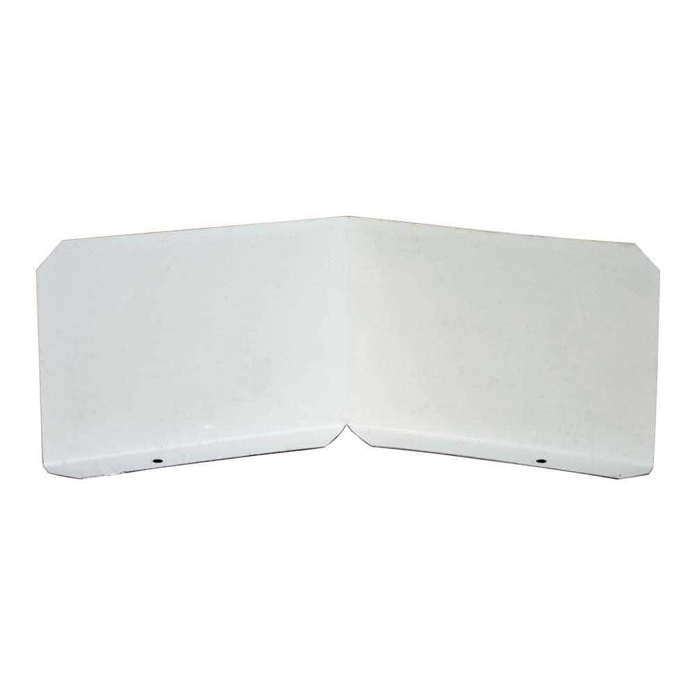 0.75 in. K-Style Gutter Aluminum Gutter Guard Splash Shield (2-Pack) price history on PriceWatchPro