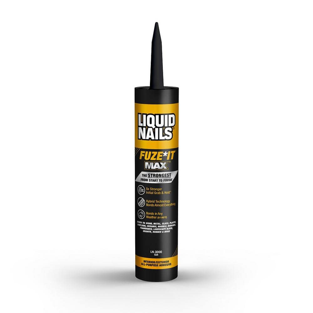 9 oz. Fuze It Max Interior/Exterior All Surface Construction Adhesive (4-Pa