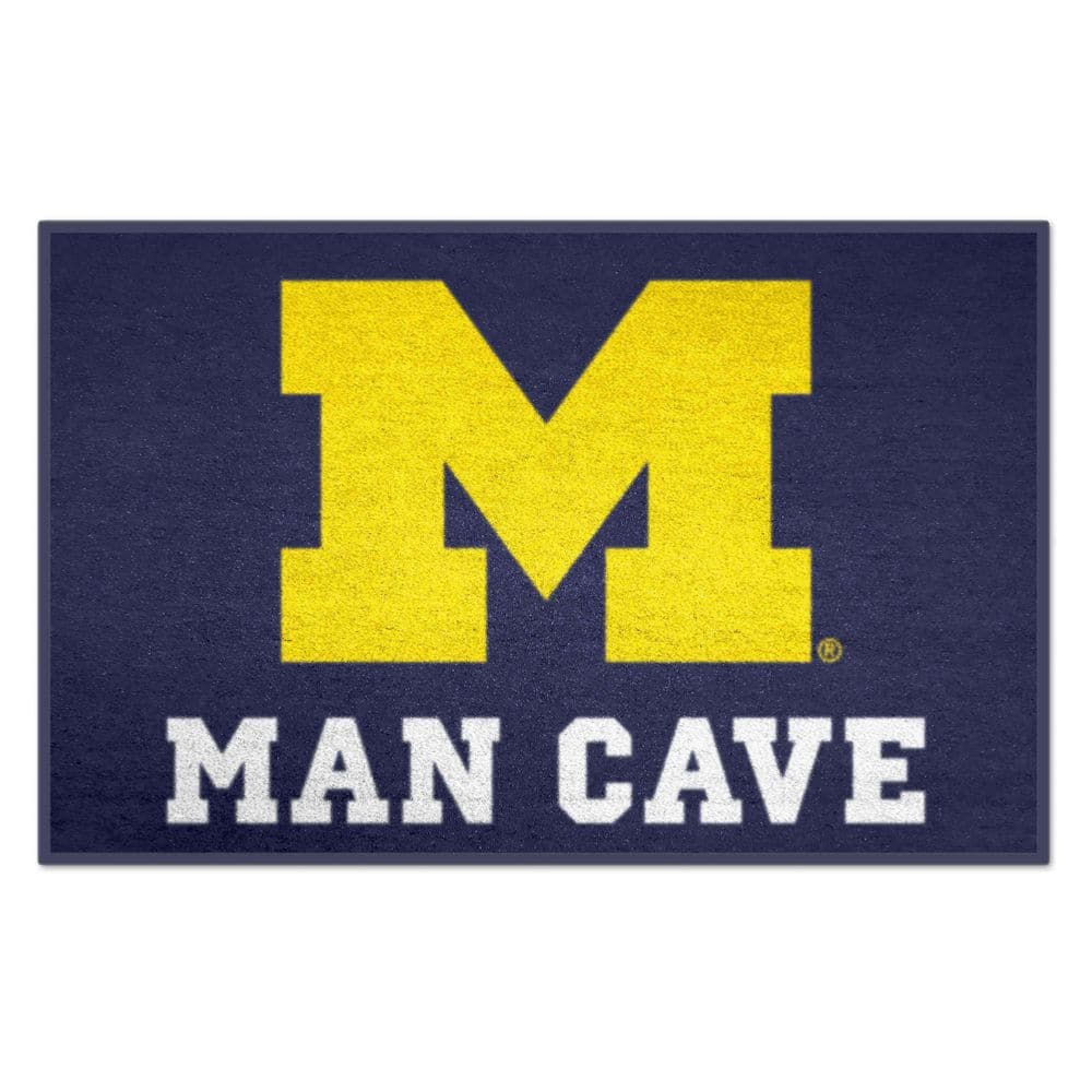 University of Michigan Blue Man Cave 2 ft. x 3 ft. Area Rug price history on PriceWatchPro