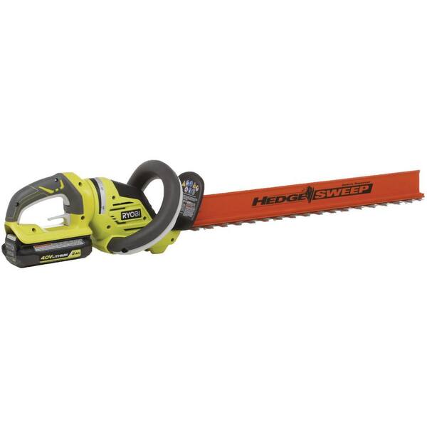 40-Volt Lith-ion Cordless Hedge Trimmer Ryobi 24in Bare Tool 