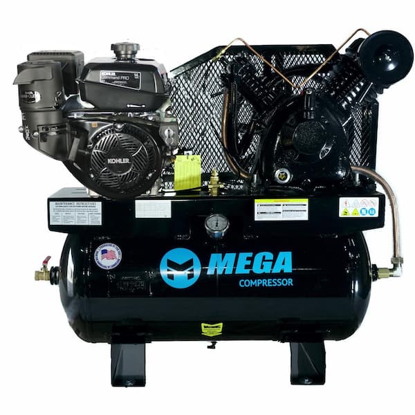 30 Gal. 14 HP 175 PSI Gas Truck Mount Air Compressor