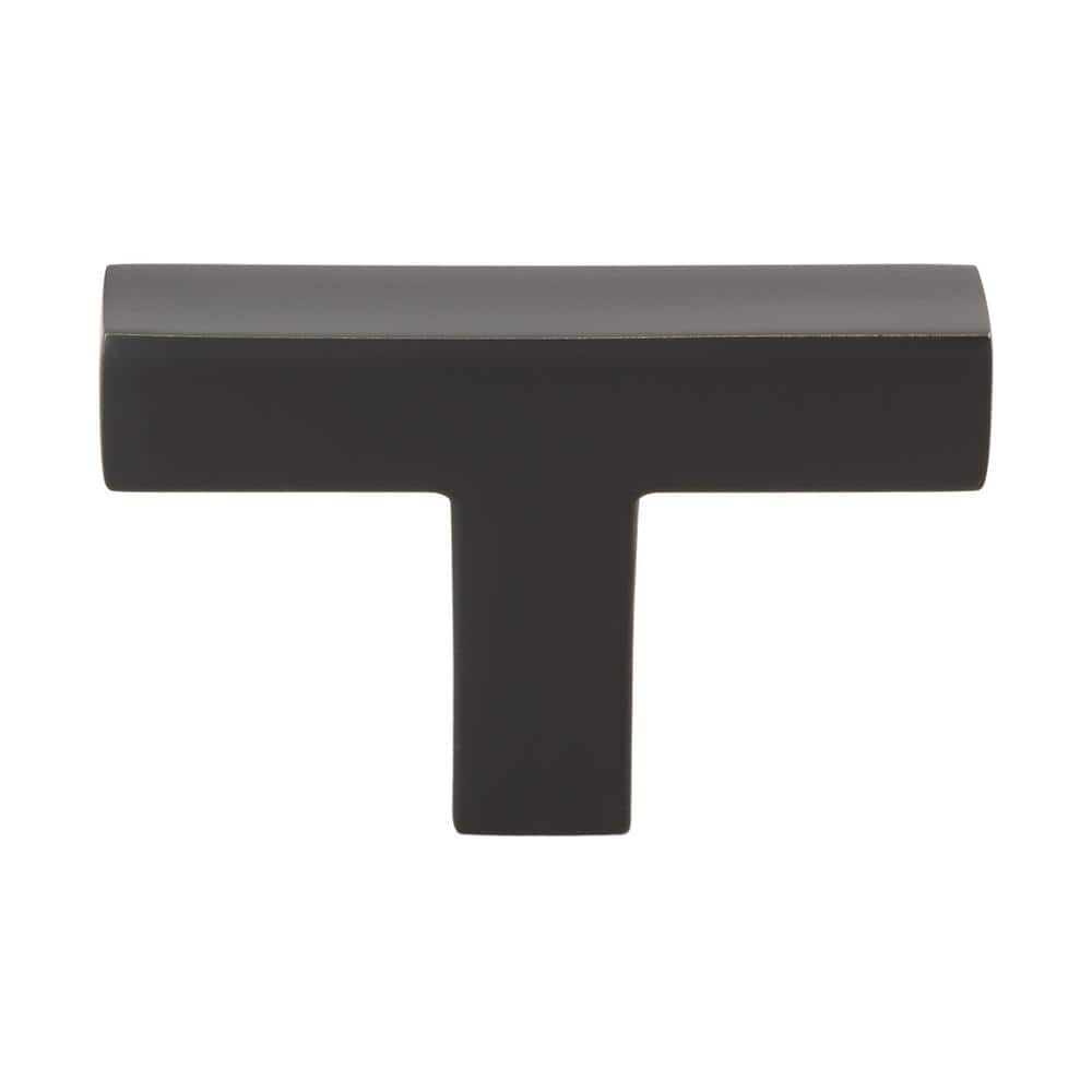 2 in. Matte Black Finish Solid Square Cabinet Knob (10-Pack) price history on PriceWatchPro