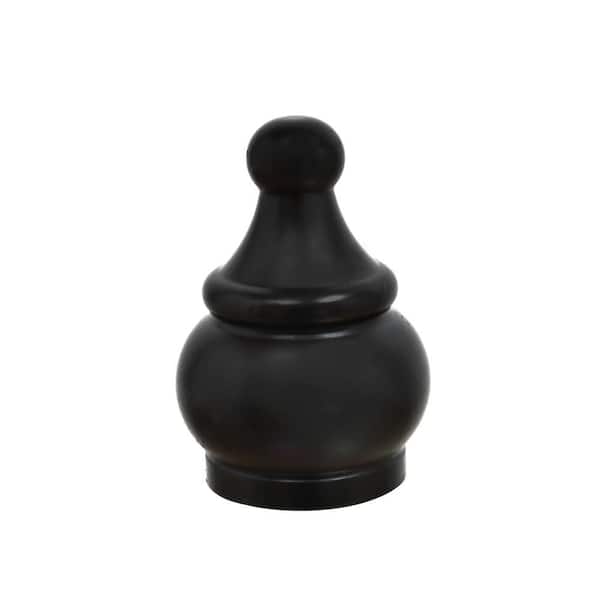 1-1/2 in. Oil Rubbed Bronze Steel Lamp Finial (1-Pack)