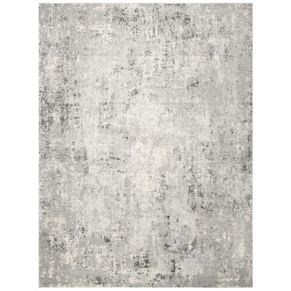 SAFAVIEH Invista Grey/Ivory 8 ft. x 10 ft. Abstract Geometric Area Rug