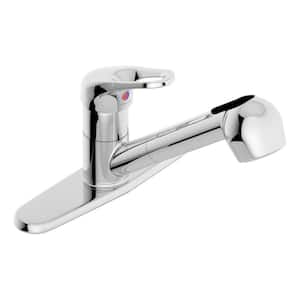 Unity Single-Handle Pull-Out Sprayer Kitchen Faucet in Chrome