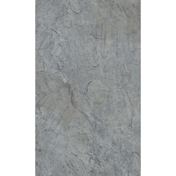 Walls Republic Dark Grey Textured Faux Stone Like Paste the Wall Double Roll Wallpaper 57 Sq. ft.