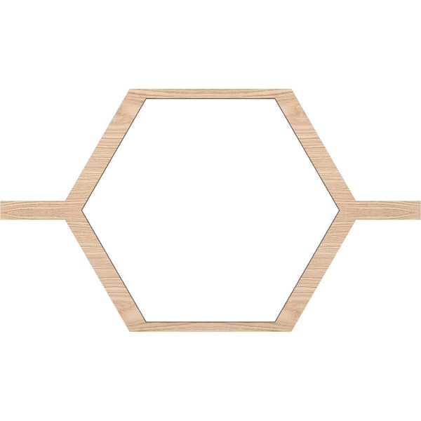 Ekena Millwork Large Westmore Fretwork 3/8 in. x 7 ft. x 4 ft. Brown Wood Decorative Wall Paneling 1-Pack