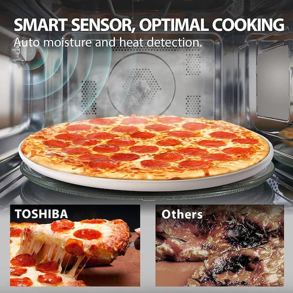 TOSHIBA Countertop Microwave Oven, Smart Sensor, Mute Function