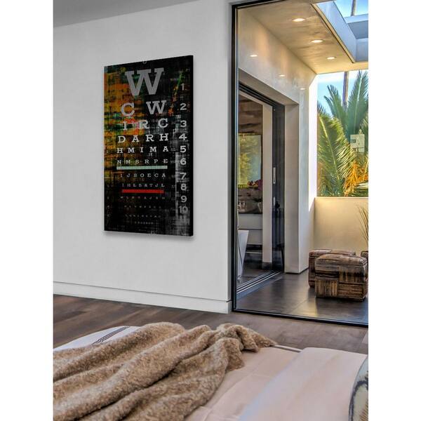 Unbranded 36 in. H x 18 in. W "Night Eye" by Parvez Taj Printed Brushed Aluminum Wall Art